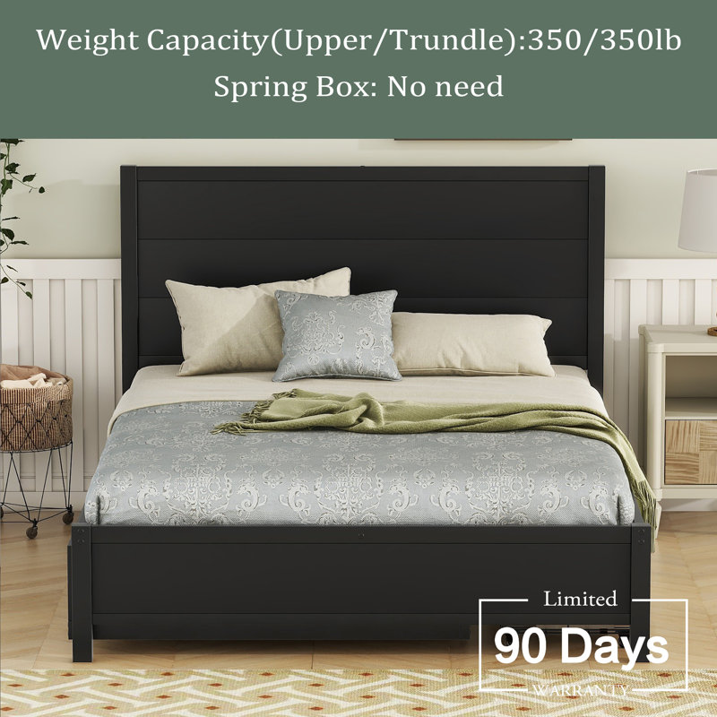 Izzak Metal Platform Storage Bed