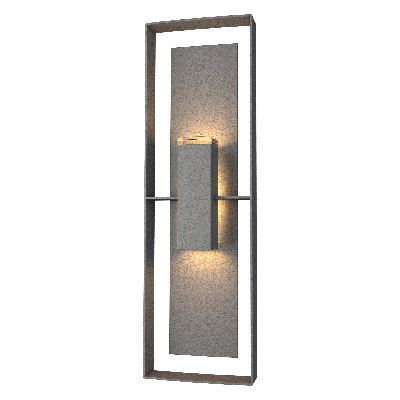 Shadow Box Flush Mount Outdoor Wall Sconce