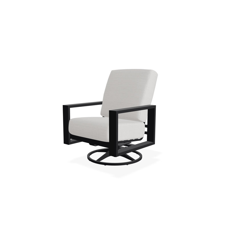 Larssen Outdoor Lounge Chair, Black, Tabloid Cloud