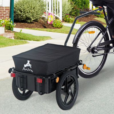 Multi-Functional Bike Trailer with 16" Wheels, Black