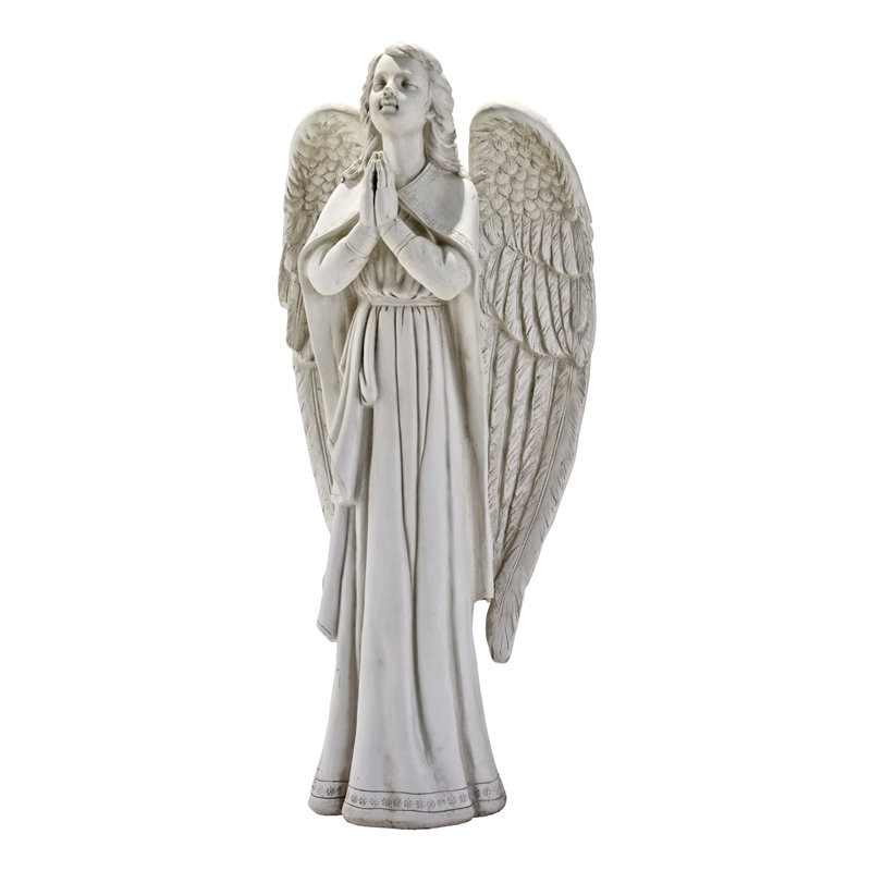 Divine Guidance Praying Angel Statue, Large