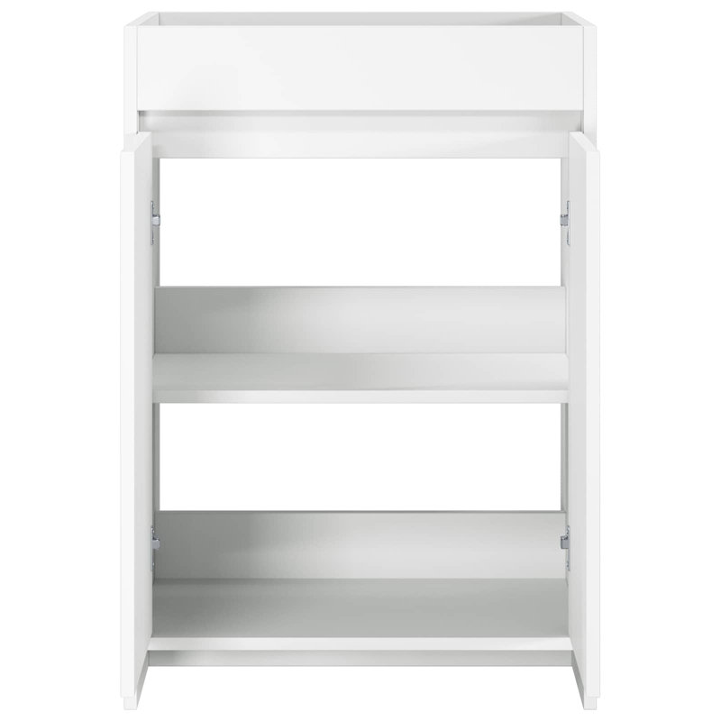 56cm Bathroom Vanity Base Only, White