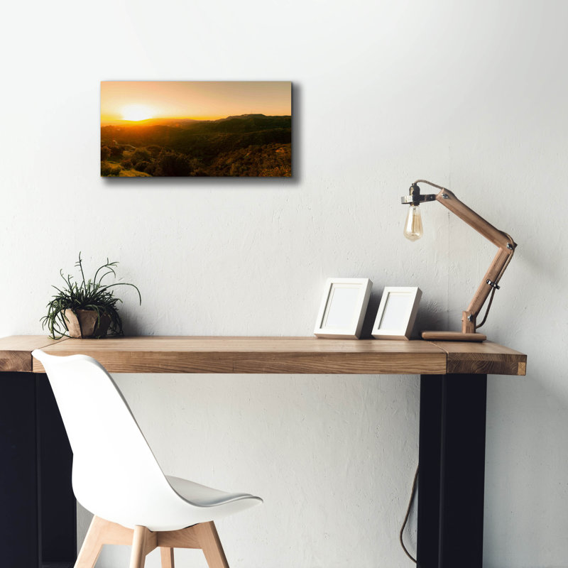 Art mural sur toile Millwood Pines «Hollywood Sunset» par Epic Portfolio, H 12 po x l 24 po x P 0,75 po
