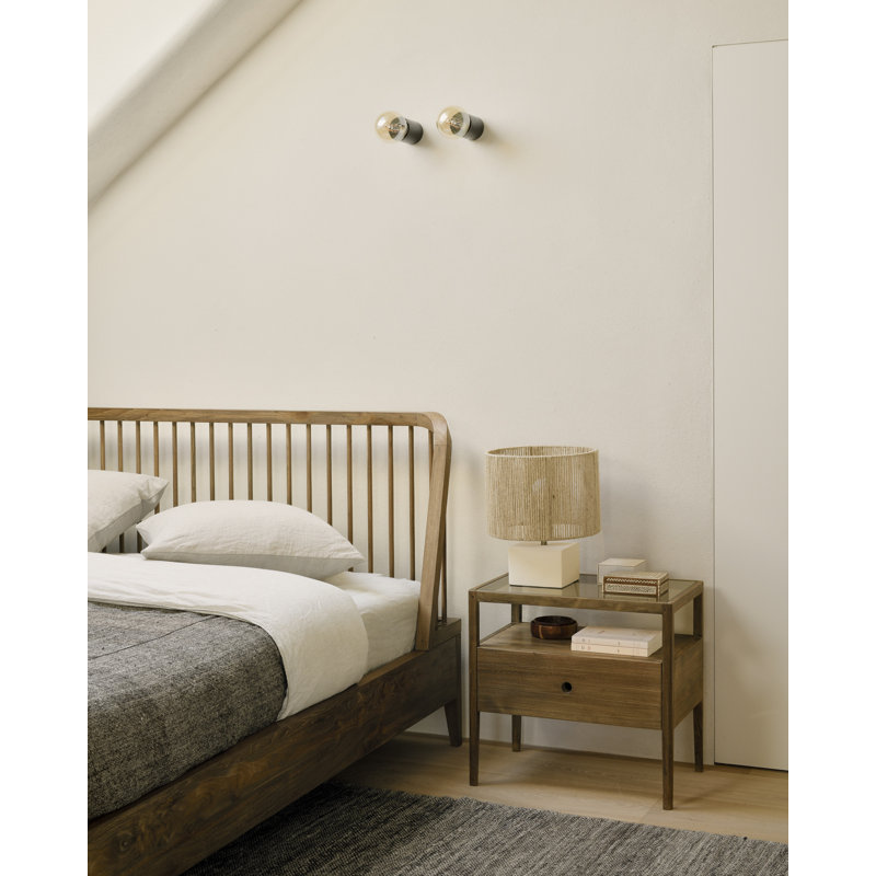 Spindle 1 - Drawer Solid Wood Nightstand