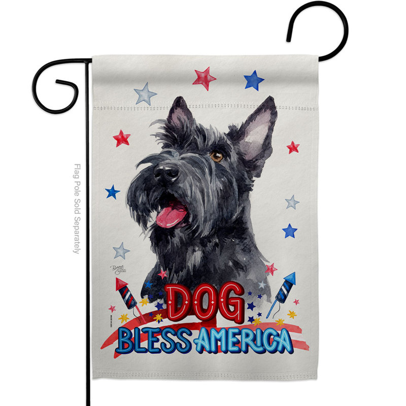 Drapeau de jardin à 2 côtés en polyester 18 x 13 po