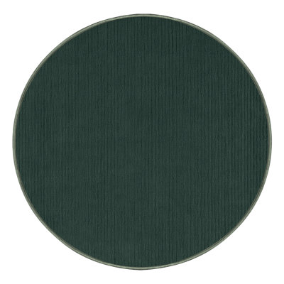 Tapis vert uni lavable à la machine