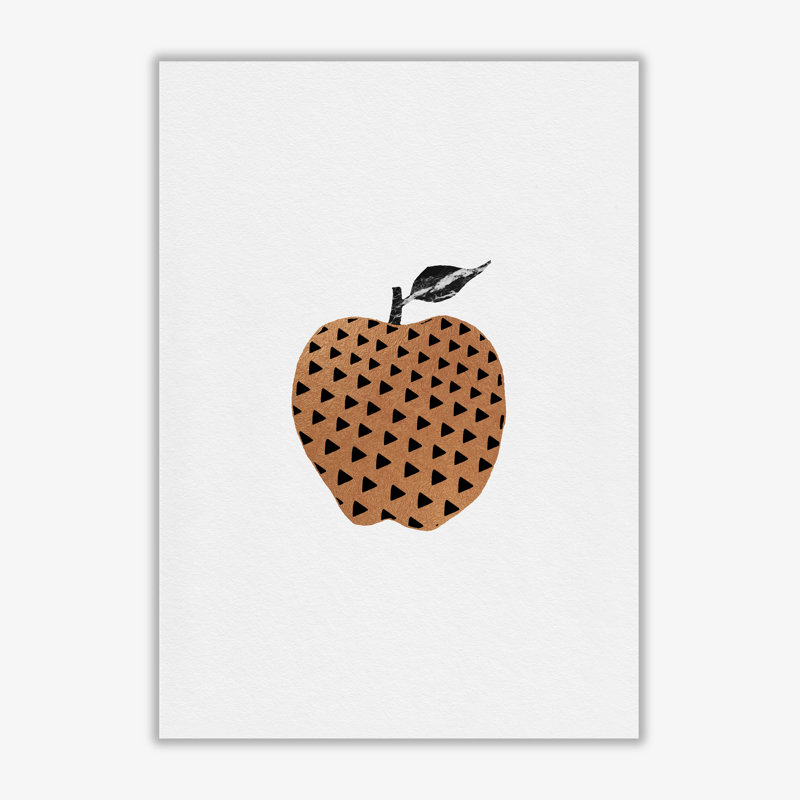Apple Fruit Illustration - Print, No Frame, 85 cm H x 60 cm W x 1 cm D
