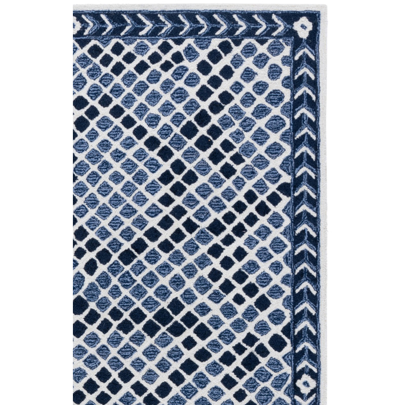 Metro 758 Hand Tufted Performance Geometric Rug, Rectangle 9' x 12'
