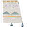 Maylin Geometric Cotton Hand Tufted 140cm X 200cm Area Rug