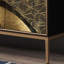 Buffet rétro en bois manufacturé doré-294649319