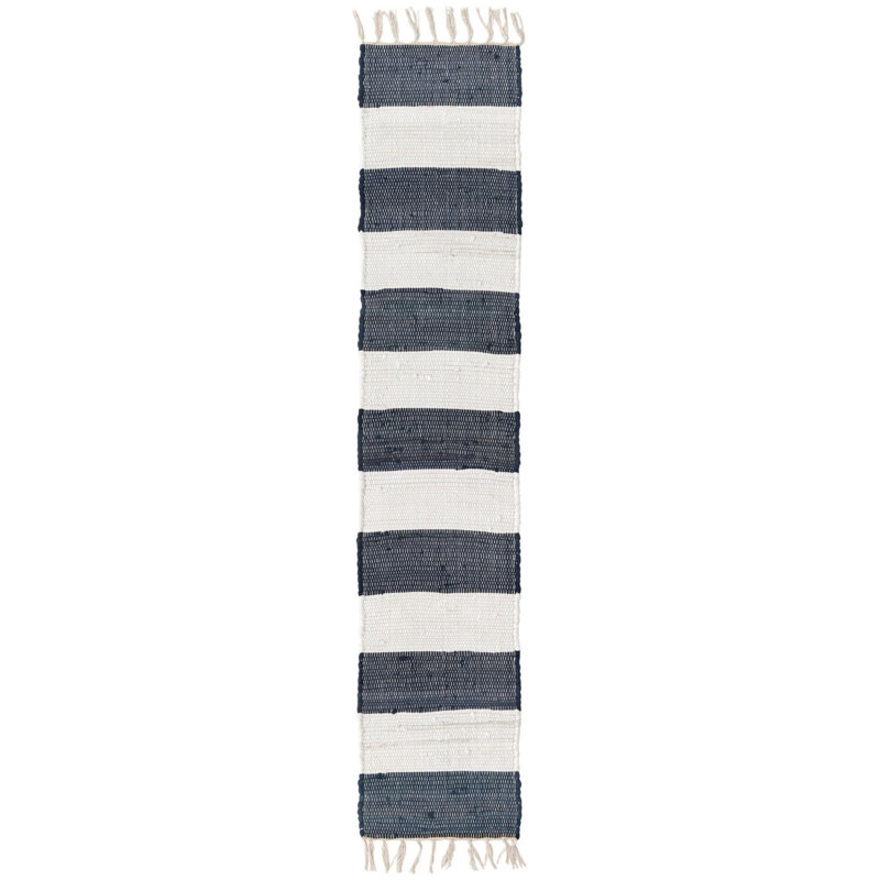 Carlotta Hand Braided Cotton Southwestern Indoor Rug, Runner 1'2" x 10'