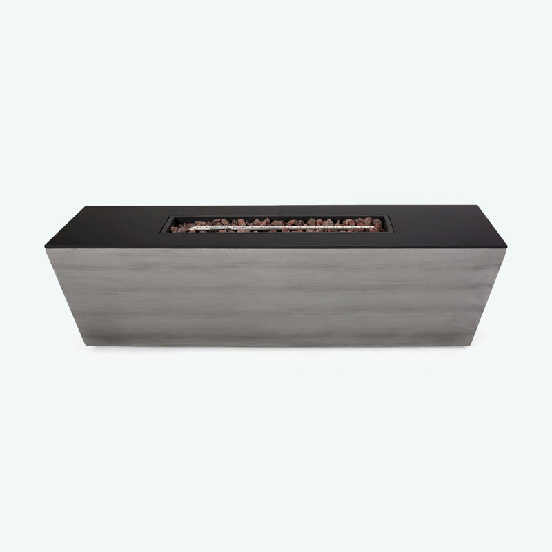 56" RECTANGLE MGO FIRE PIT