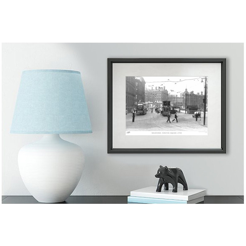 Bradford, Forster Square C1950 - Single Picture Frame Print, 28cm H x 36cm W x 2.3cm D