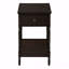 Table d'appoint, 2 niveaux, table de bout, table d'appoint, carré, table de chevet, lampe, placage, traditionnel