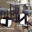 Tabouret de comptoir gris Enticing