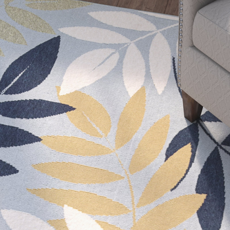 Mundubbera Floral Indoor / Outdoor Rug, Rectangle 9'3" x 12'9"