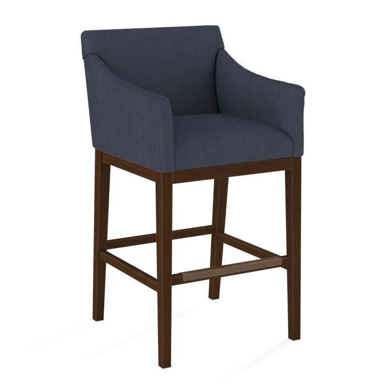 Upholstered Stool, Applause Float The Boat, Pecan