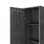 Armoire de rangement haute Lawen, porte simple, 3 porte-balais