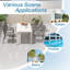 Ensemble de 4 chaises de piscine empilables - Chaises longues toutes saisons en polypropylène pour le jardin, le patio, l'intérieur et l'extérieur (table non incluse)-115185792