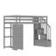 Lit mezzanine 4 tiroirs Gerld par Harriet Bee-670775046