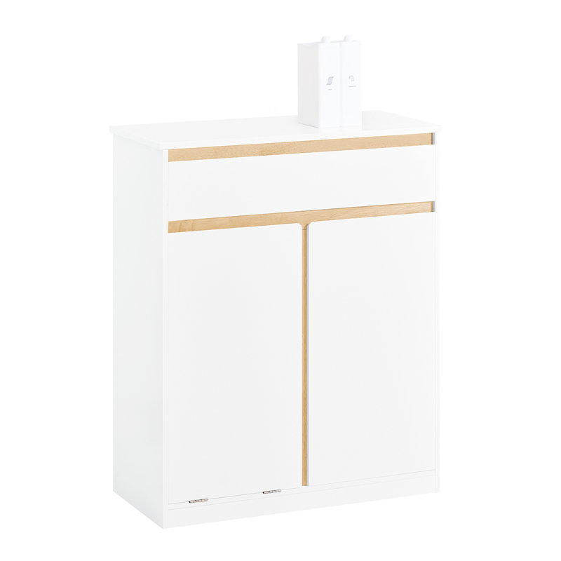 Parkesburg Freestanding Bathroom Cabinet, White
