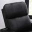 Siège de cinéma inclinable électrique en faux cuir de 36 po de largeur avec porte-gobelet Vannatta-462818095