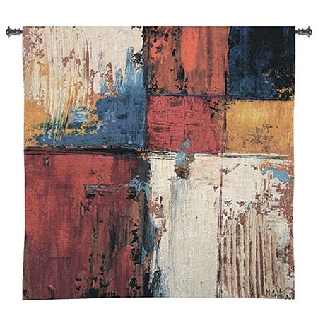 Color Block wall art - Abstract Solar Ice II Tapestry