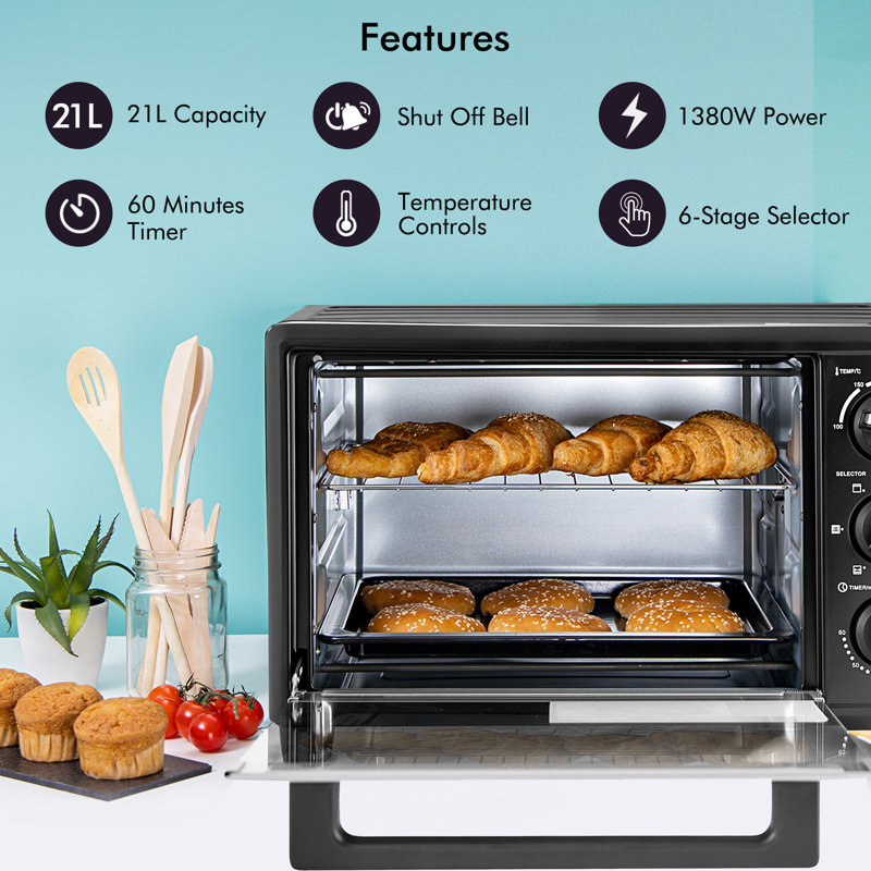 Geepas Toaster Oven with Rotisserie