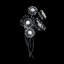 Coquette 5 Light Crystal LED Wall Sconce-194678752