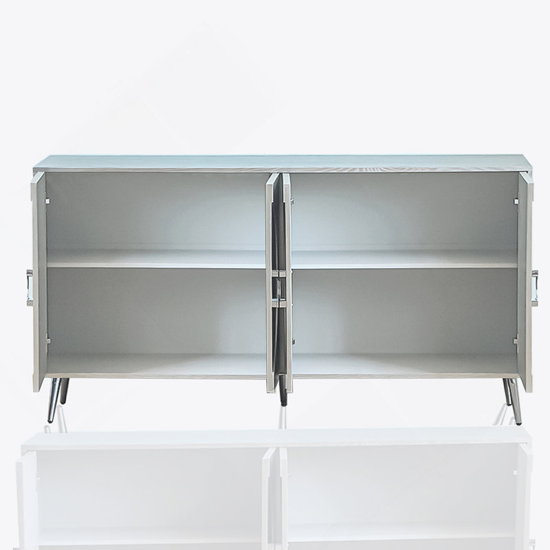 Armoire de rangement Buffet Modern, Champagne