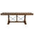 Extendable Trestle Dining Table With 6 Upholstered Side Chairs And Buffet-46134065