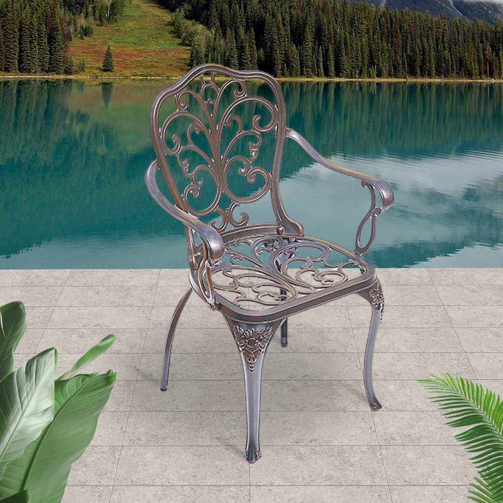 Metrocles stacking cheap patio dining chair