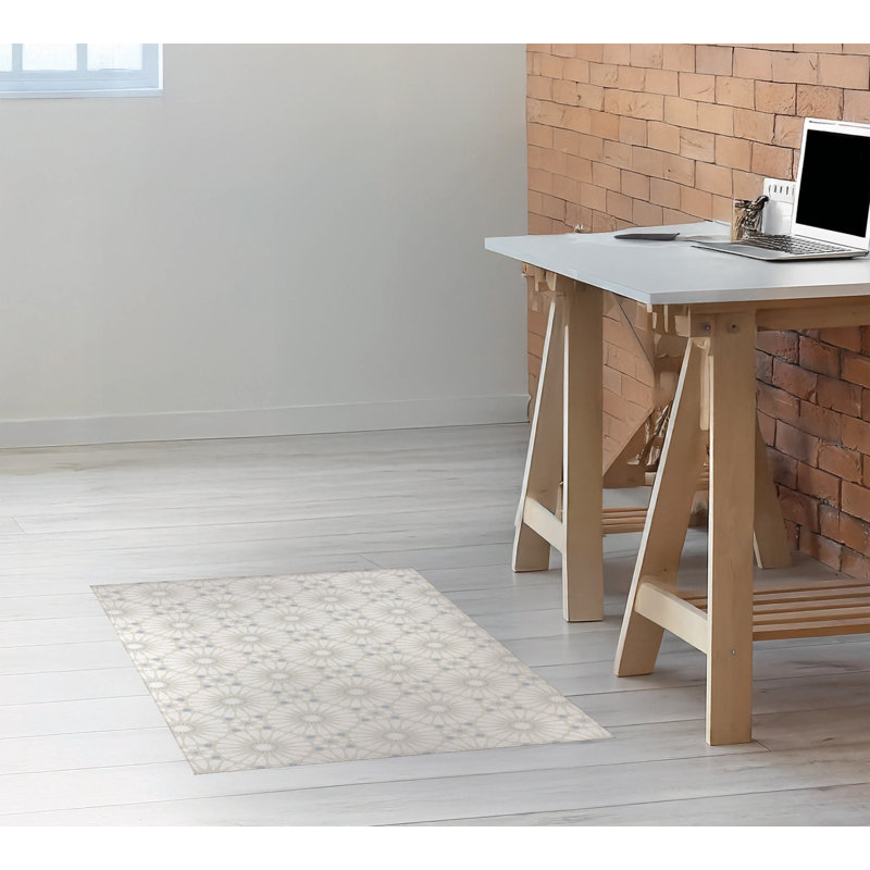 Fauteuil de bureau Sylvia, L 60 po x P 84 po, Ivory