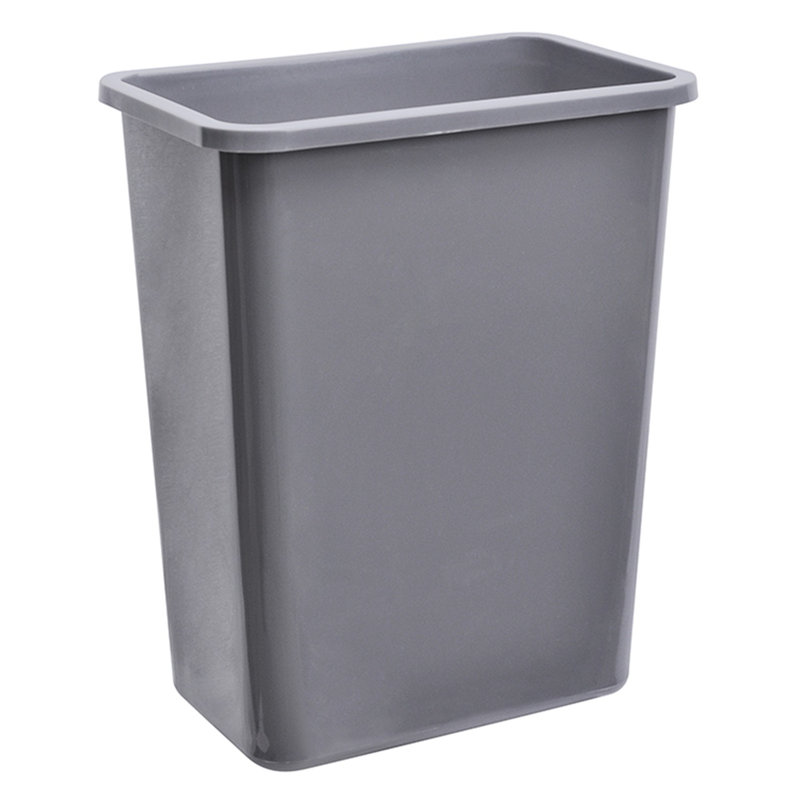 Plastic Open Recycling Bin - 9 Gallons