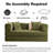 59"Fold Out Modular Sofa Bed Convertible Floor Sofa Couch Corduroy Folding Mattress Lounge Couch for Livingroom Bedroom Office No Assembly Required with Fixed-Shape Frame(Green)-1716495810-1716495815-1716495811