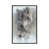 Distressed White Floater Framed Canvas