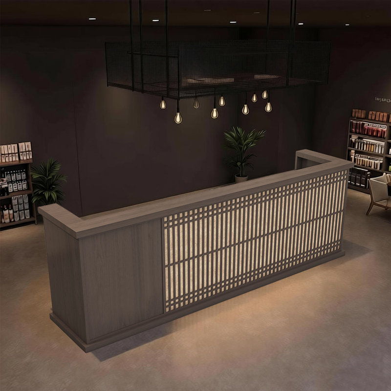 Comptoir de bar Sleek Modern, Coffee Color
