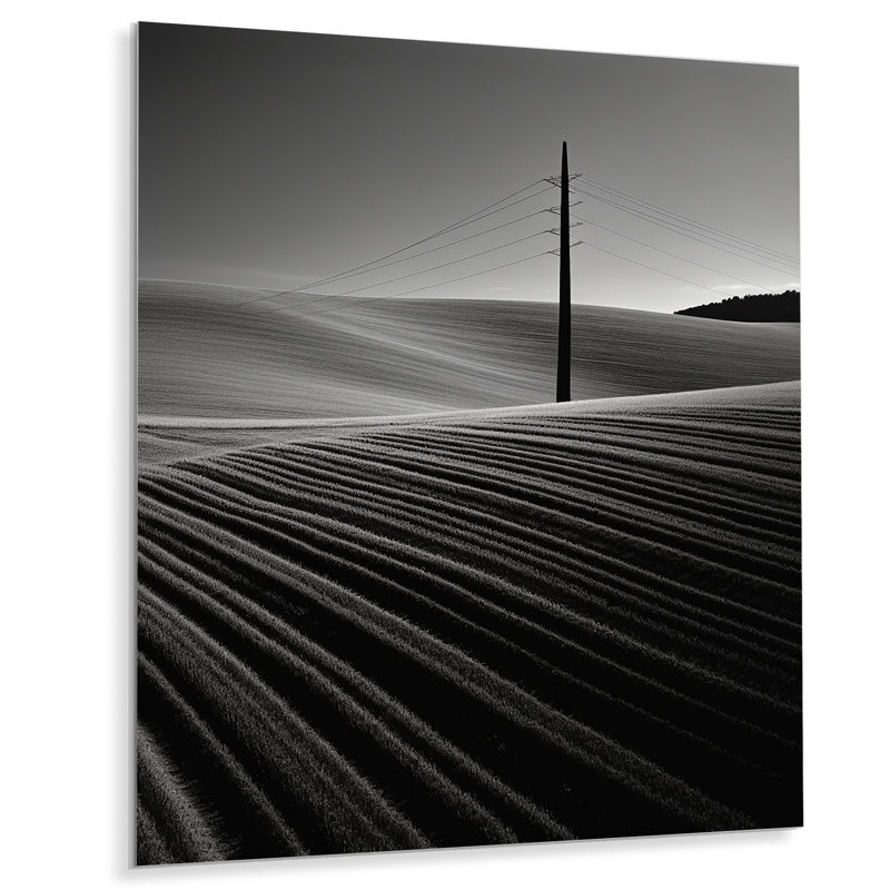 «Power Lines Minimalisme, photographie de paysage» sur, H 20 po x l 12 po x P 1 po