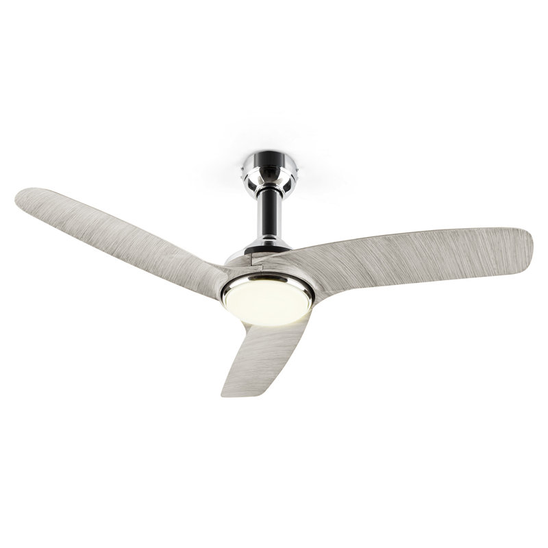 128cm Ceiling Fan with Light Kit, Grey