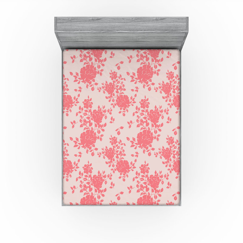 Drap-housse à motif floral bohème Ambesonne