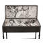Table de bout en cuir chagrin 