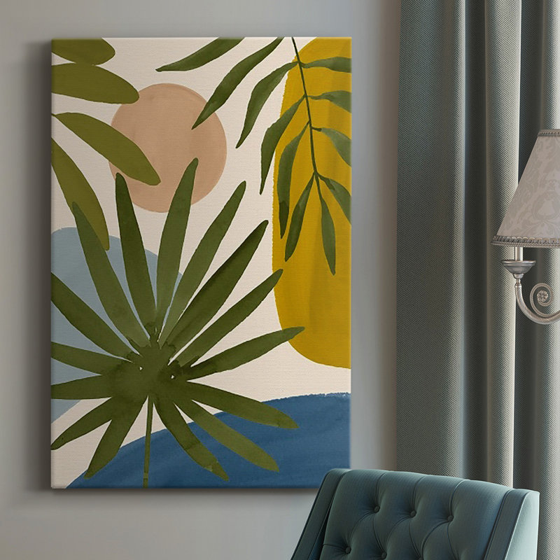 Toile tendue Tropica Tumble II Premium Gallery - prête à être accrochée, H 60 po x l 40 po x P 1 po