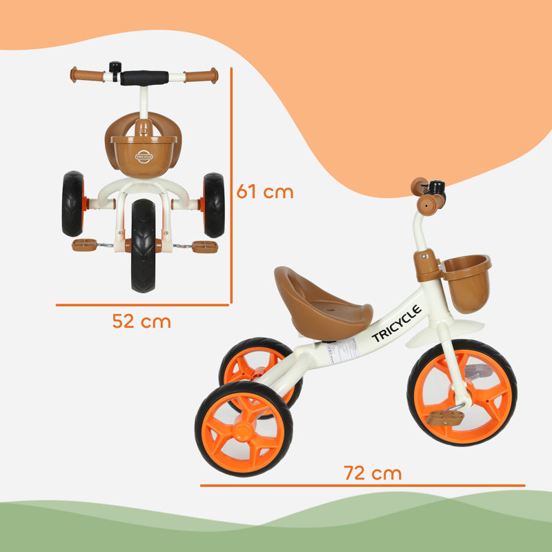 Norden Home Pedal Ride On, Orange
