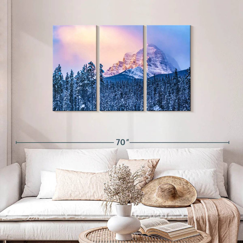 Alvord Banff Snow Mountain, 28" H x 45" W