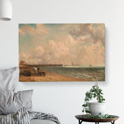 Yarmouth Jetty by John Constable - Wrapped Canvas Painting