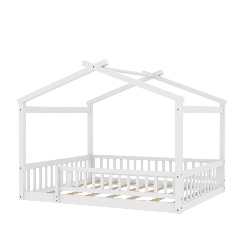Azusa Platform Bed, Full, White
