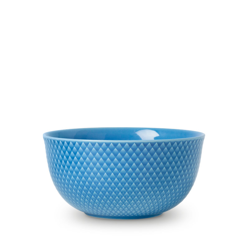 Rhombe Color Handmade Porcelain Salad Bowl