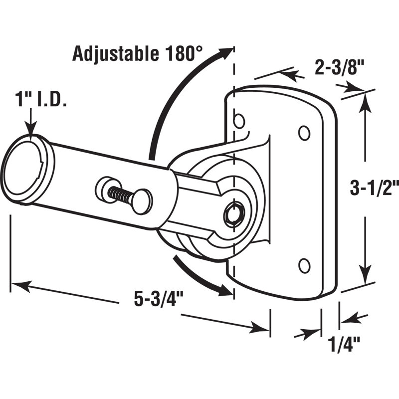 Prime-Line Mounted Flagpole