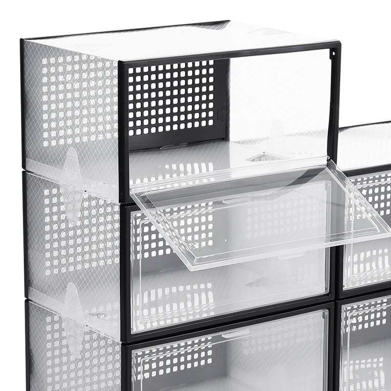 12 Pair Stackable Shoe Storage Box