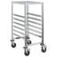  Plateau avec 6 bacs en acier inoxydable 15,4 x 21,7 x 34,3 po
